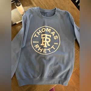 Source Unknown Blue Crewneck Sweater